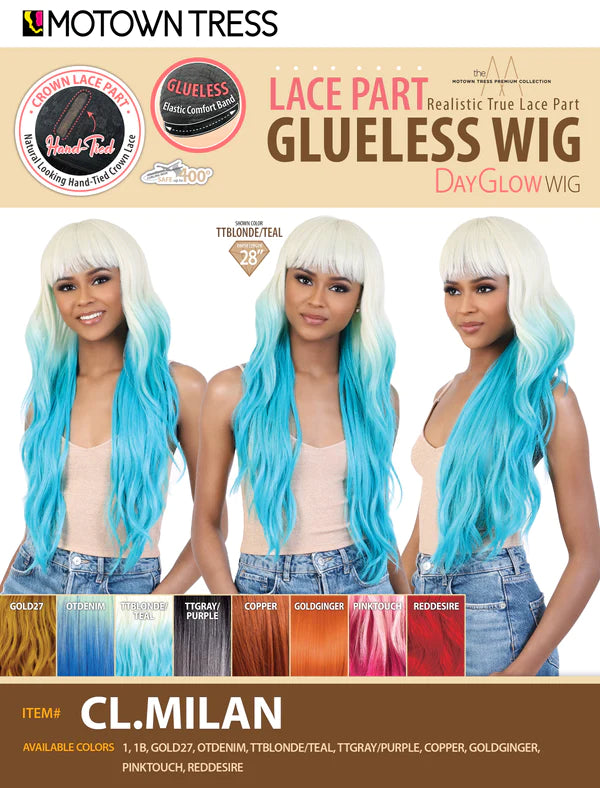 Motown Tress Day Glow Wig CL.MILAN - Elevate Styles