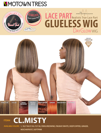 Motown Tress Day Glow Lace Part Glueless Wig CL. Misty - Elevate Styles
