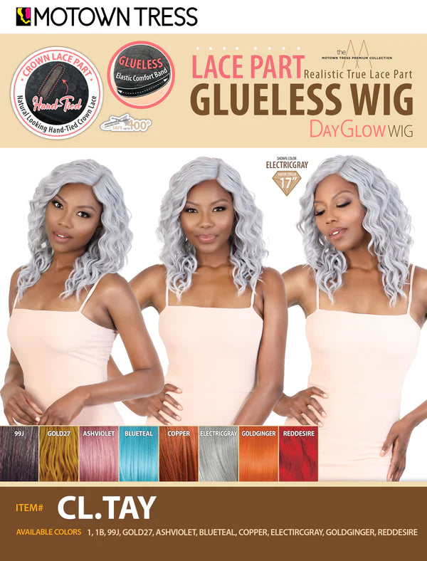 Motown Tress Day Glow Lace Part Glueless Wig CL. TAY - Elevate Styles