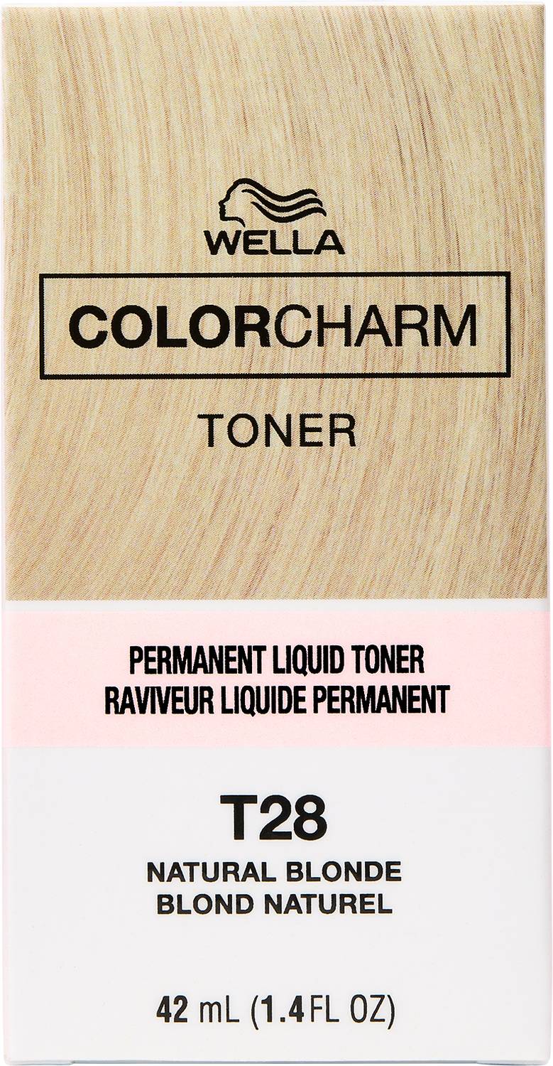 Wella Color Charm Permanent Liquid Toner T28 Natural Blonde – 1.4 fl oz - Elevate Styles