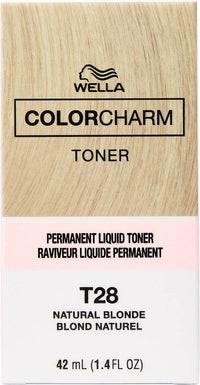 Thumbnail for Wella Color Charm Permanent Liquid Toner T28 Natural Blonde – 1.4 fl oz - Elevate Styles