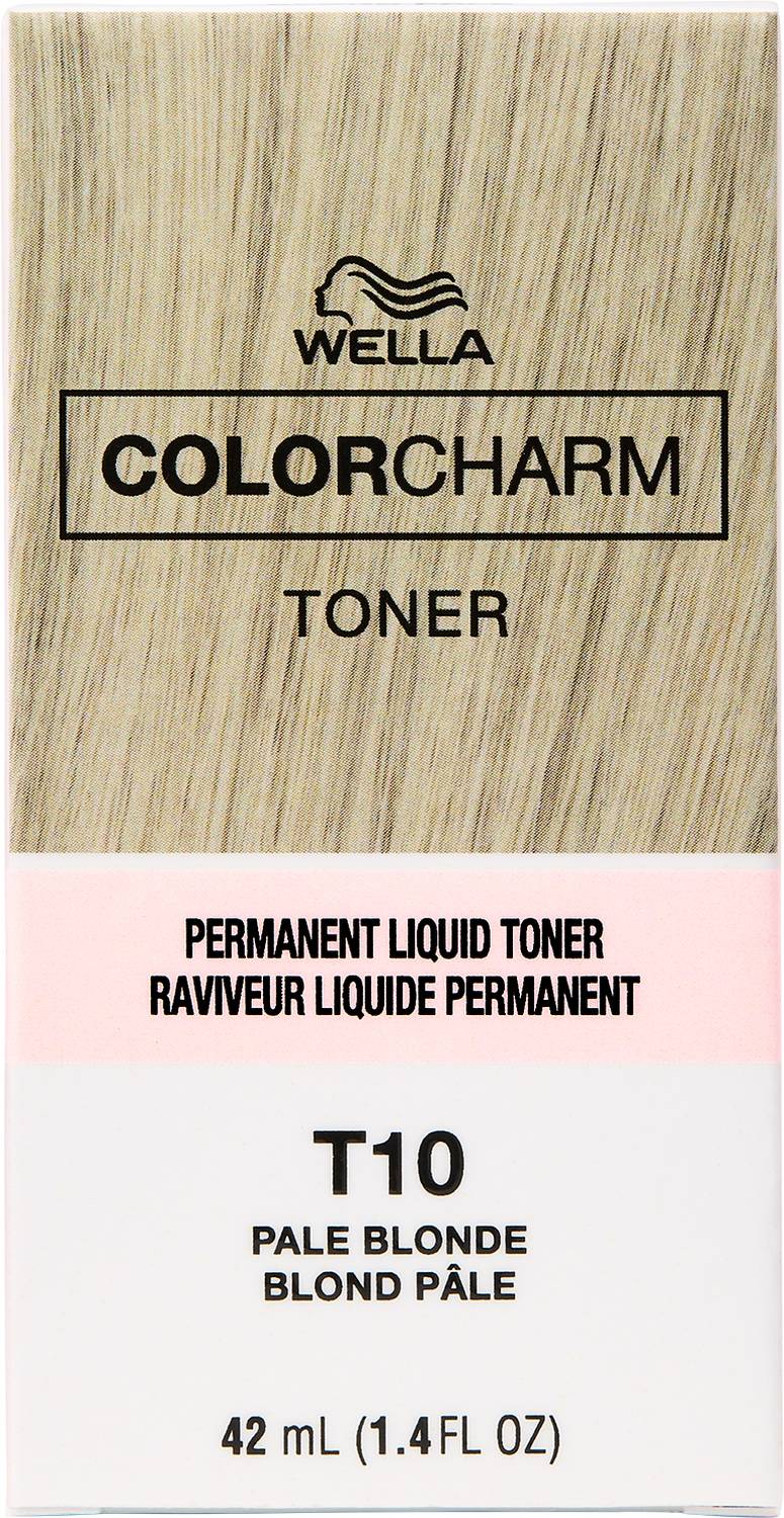 Wella Color Charm Liquid Toner T10 Pale Blonde 1.4 oz