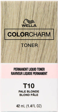 Thumbnail for Wella Color Charm Liquid Toner T10 Pale Blonde 1.4 oz