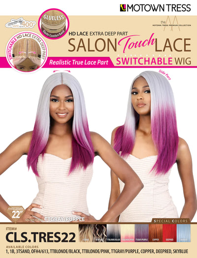 Motown Tress HD Lace Extra Deep Part Salon Touch Wig CLS TRES22 - Elevate Styles
