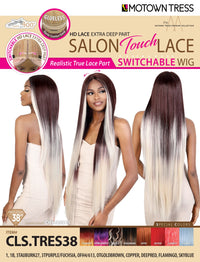 Thumbnail for Motown Tress HD Lace Extra Deep Part Salon Touch Wig CLS TRES38 - Elevate Styles