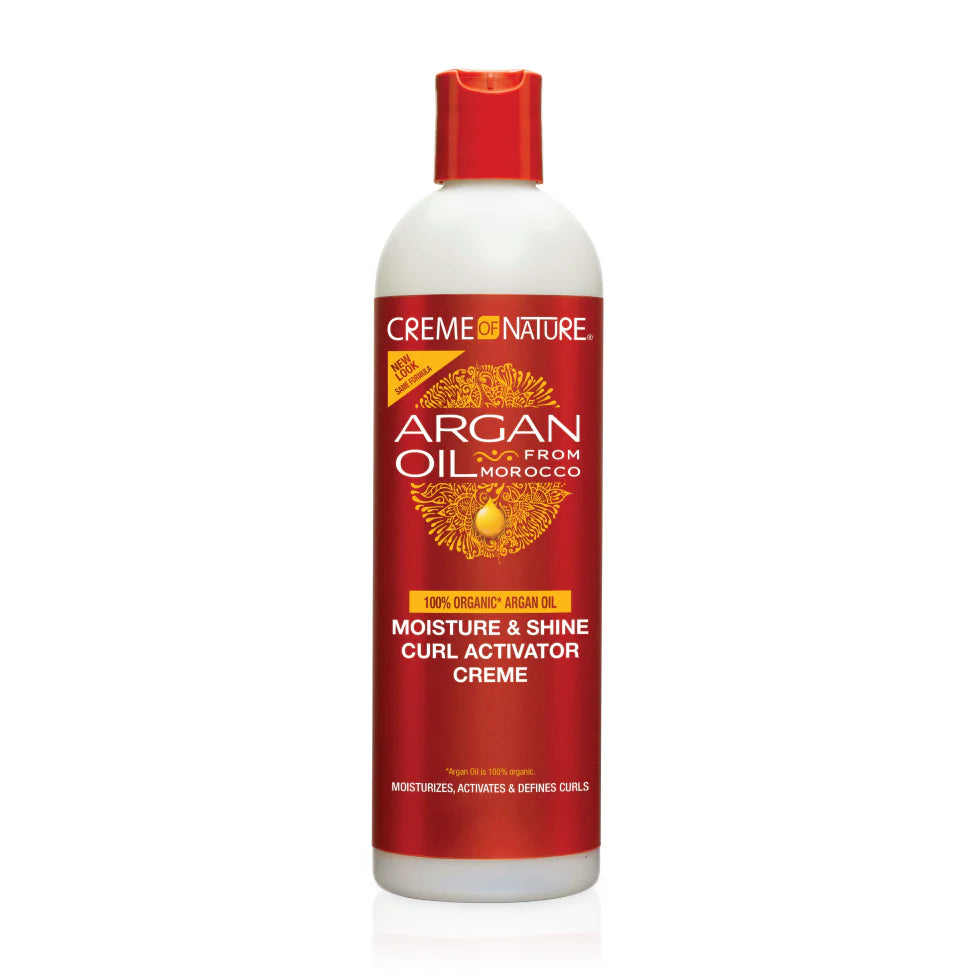 Creme of Nature Argan Oil Moisture & Shine Curl Activator Creme 12 Oz