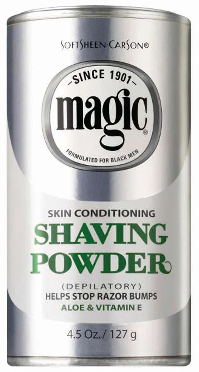 SoftSheen Carson Magic Skin Conditioning Shaving Powder Aloe & Vitamin E 4.5 oz - Elevate Styles