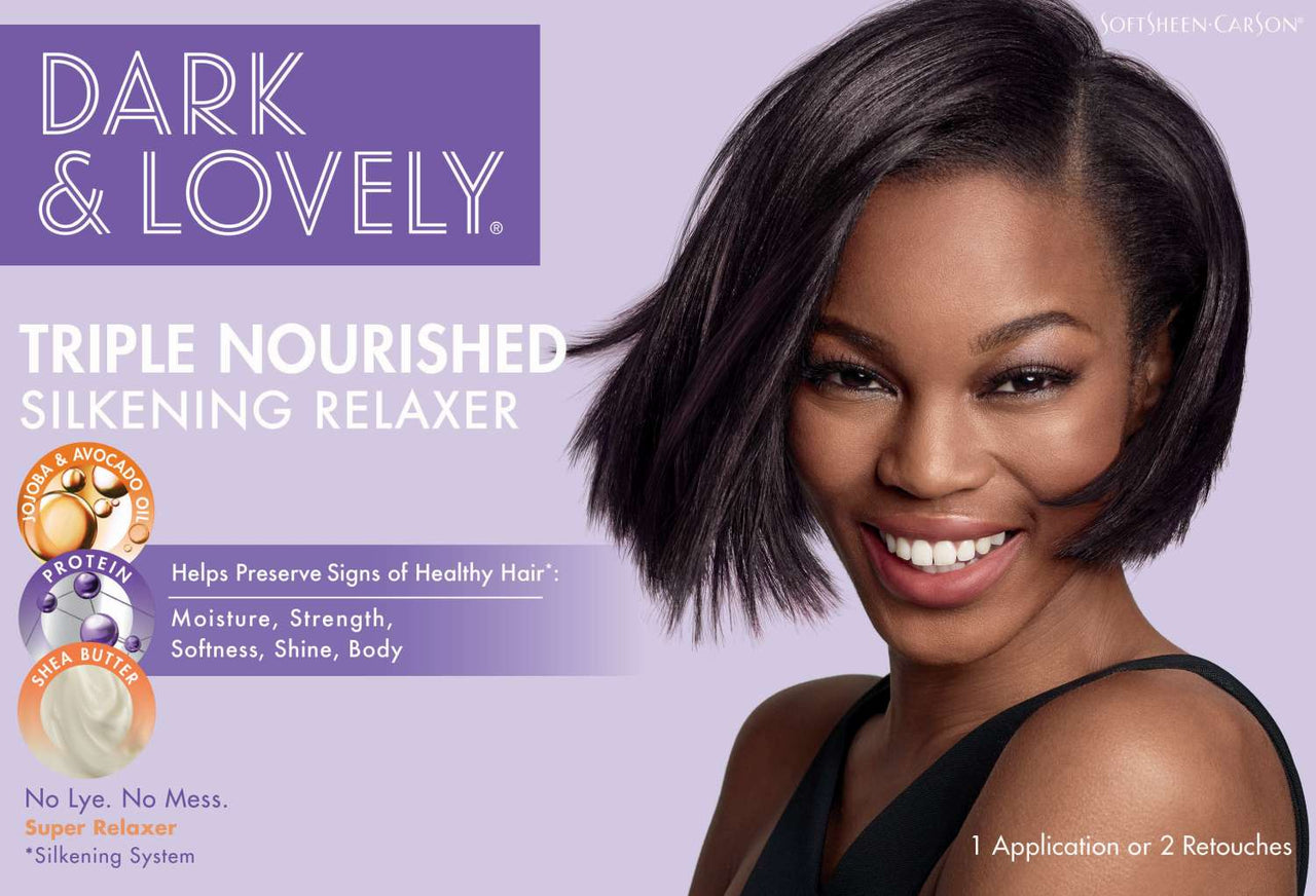 Dark & Lovely Triple Nourished Silkening Relaxer Super - Elevate Styles