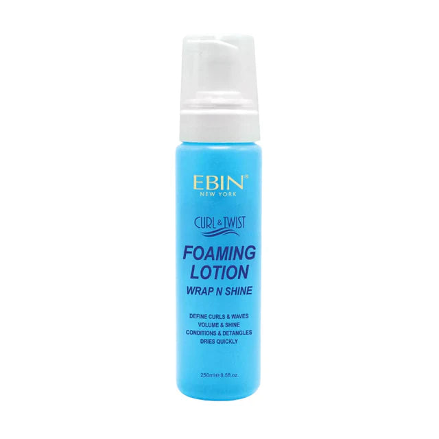 EBIN New York Curl & Twist Foaming Lotion Wrap N Shine 3.38z - Elevate Styles