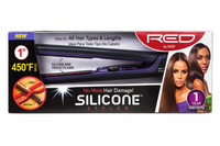 Thumbnail for KISS RED Silicone Hair Styler Flat Iron 1