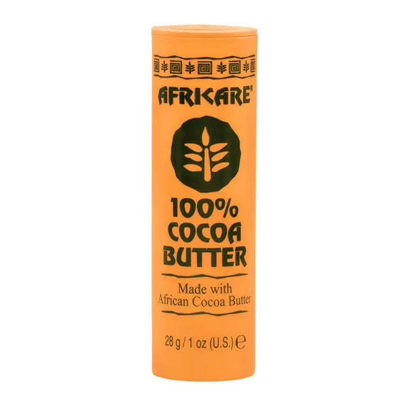 Africare 100% Cocoa Butter Lip Balm Stick 1 oz