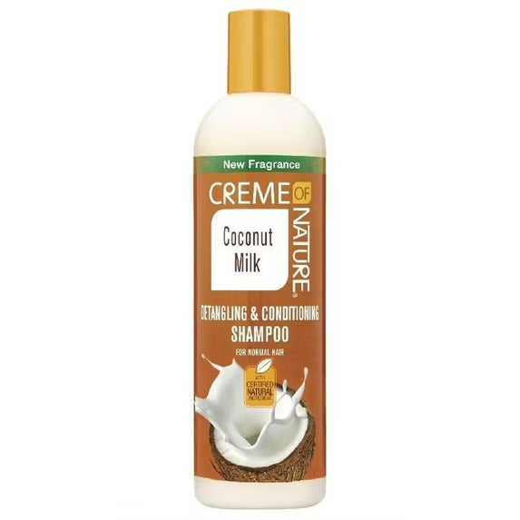 Creme of Nature Detangling & Conditioning Shampoo with Coconut Milk – 12 oz - Elevate Styles