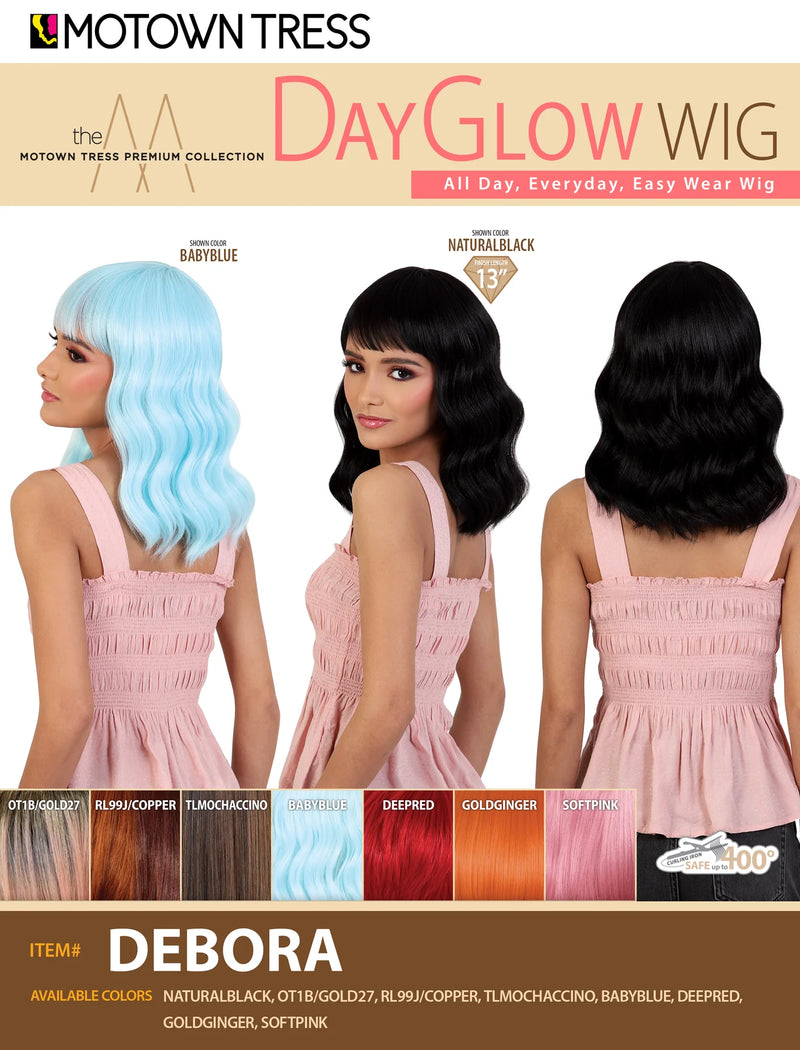 Motown Tress Premium Collection DayGlow Wig - DEBORA - Elevate Styles