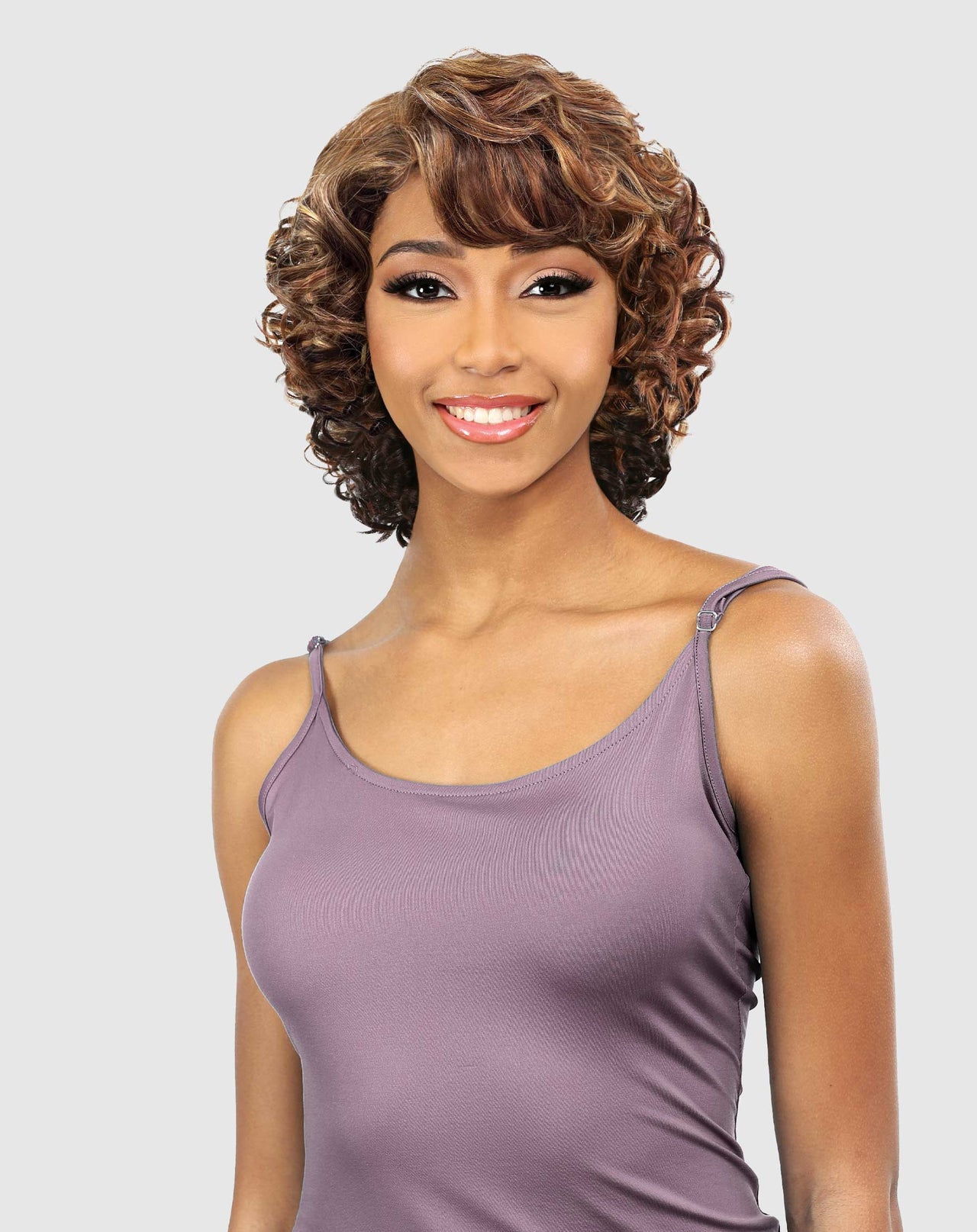 Vanessa Party Lace Y-Part Wig Raven