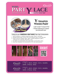 Thumbnail for Vanessa Party Lace Y-Part Wig Raven