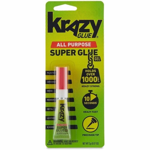 Krazy Glue All Purpose Super Glue Gel 2 g / 0.07 Oz.