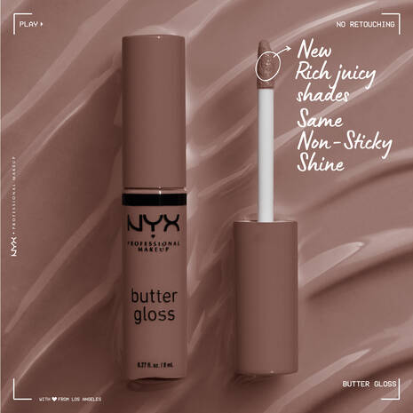 NYX Professional Makeup Butter Gloss - Cinnamon roll - 0.27 fl. oz. / 8 mL
