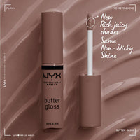 Thumbnail for NYX Professional Makeup Butter Gloss - Cinnamon roll - 0.27 fl. oz. / 8 mL