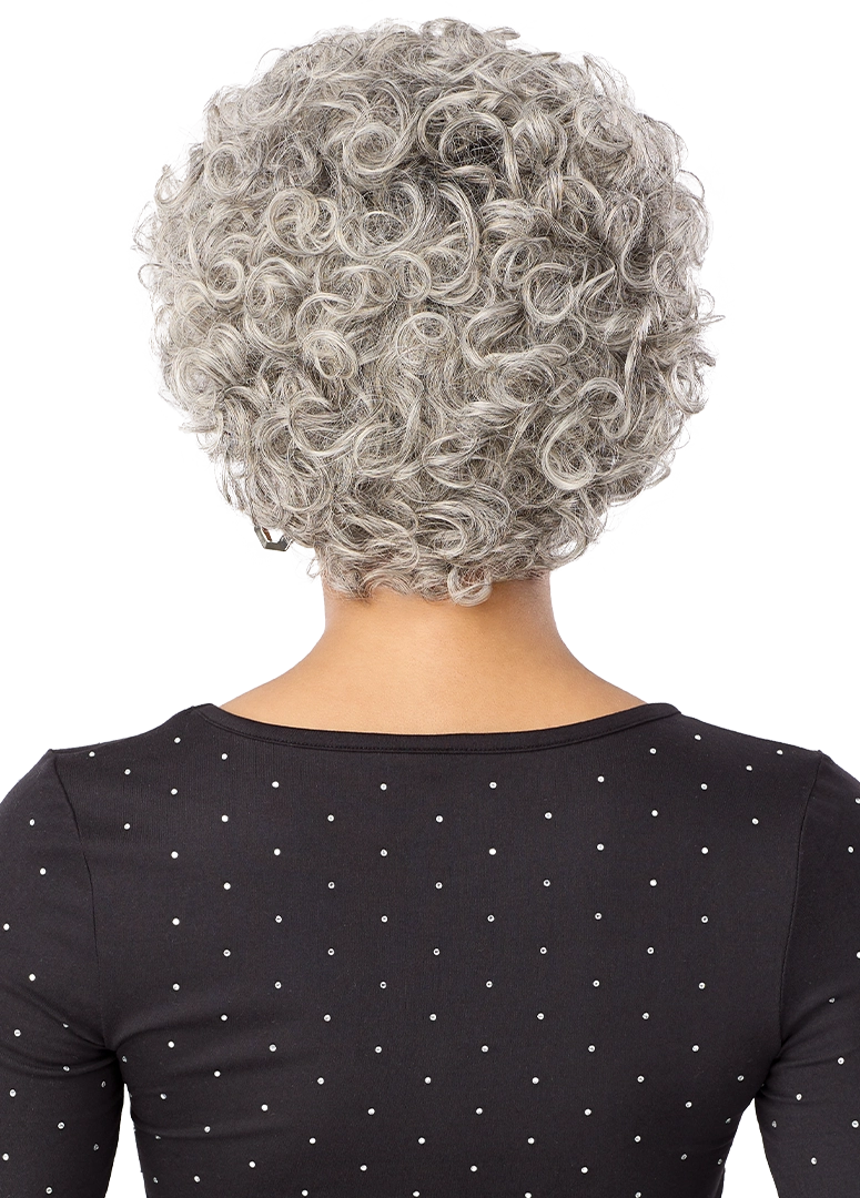 Outre Fab&Fly™ Gray Glamour 100% Unprocessed Human Hair Wig HH Marini QHFGMAI