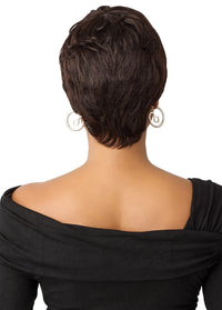 Thumbnail for Outre Fab&Fly™ Gray Glamour 100% Unprocessed Human Hair Wig HH Aela QHFAEL - Elevate Styles