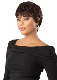 Thumbnail for Outre Fab&Fly™ Gray Glamour 100% Unprocessed Human Hair Wig HH Aela QHFAEL - Elevate Styles