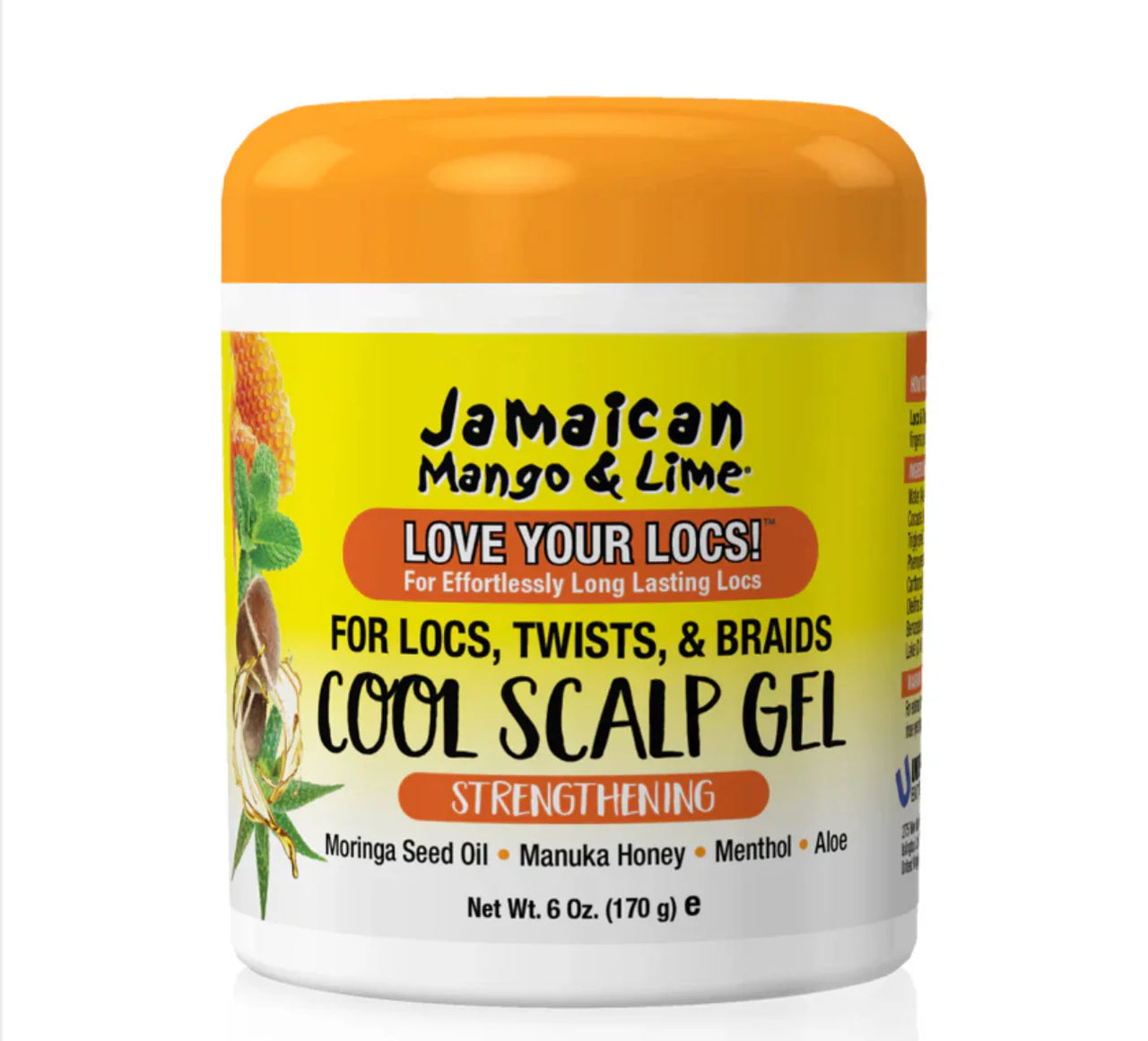 Jamaican Mango & Lime No More Itch Cool Scalp Braid, Twist & Loc Gel – 6 oz