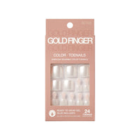 Thumbnail for Gold Finger by Kiss Solid Color Ready-to-Wear Gel Toenails – Wonderstruck (GCT05)