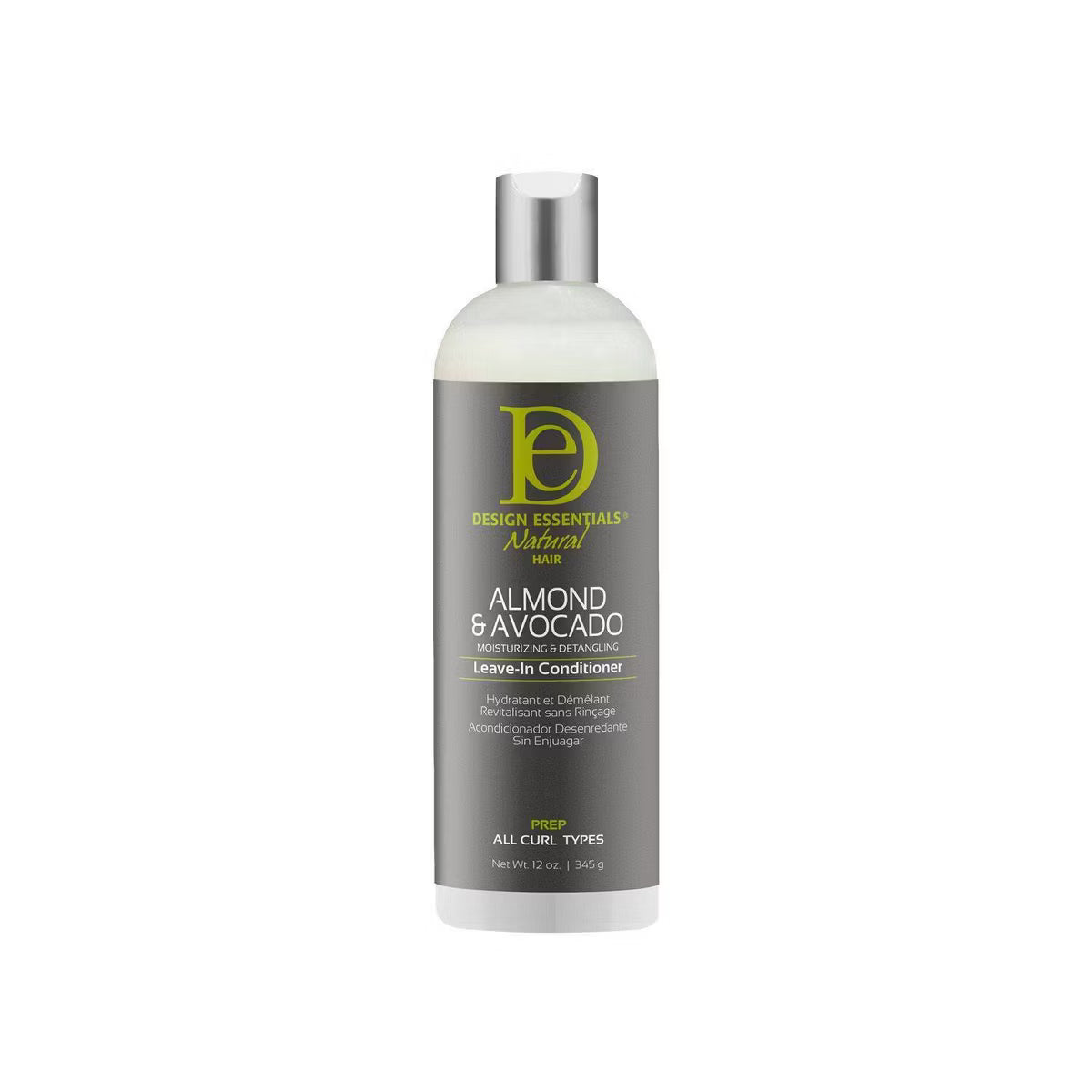 Design Essentials Almond & Avocado Moisturizing & Detangling Leave-In Conditioner 12 oz