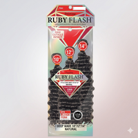 Thumbnail for Mane Concept Pristine Ruby Flash 100% Unprocessed Virgin Remy Hair - Deep Wave 3-Piece Multi-Length Bundle Pack - Elevate Styles