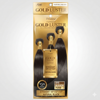Thumbnail for Mane Concept 15A Gold Luster Straight 100% Unprocessed Human Hair Multi-Bundle Pack - Elevate Styles