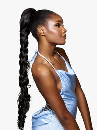 Thumbnail for Sensationnel Glamora Long Braid Drawstring Updo Glam Updo Unit 1 GMGU001