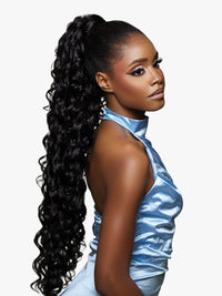 Thumbnail for Sensationnel Glamora Long Braid Drawstring Updo Glam Updo Unit 2 GMGU002