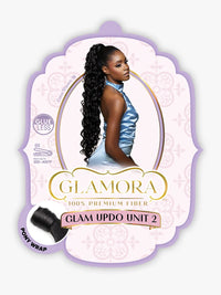 Thumbnail for Sensationnel Glamora Long Braid Drawstring Updo Glam Updo Unit 2 GMGU002