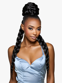 Thumbnail for Sensationnel Glamora Long Braid Drawstring Updo Glam Updo Unit 3 GMGU003