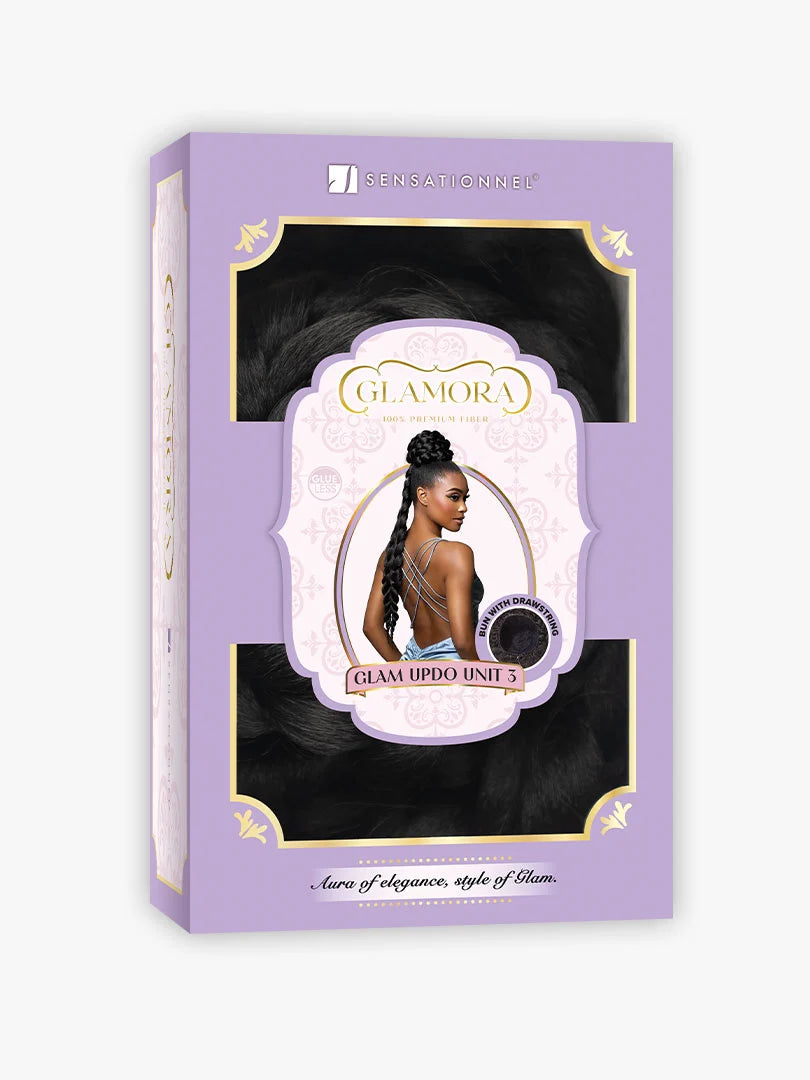 Sensationnel Glamora Long Braid Drawstring Updo Glam Updo Unit 3 GMGU003
