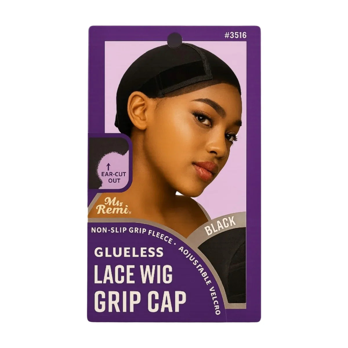 Mr Remi Glueless Lace Wig Grip Cap Black 3516