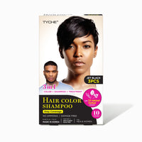 Thumbnail for Tyche 3-in-1 Hair Color Shampoo – Jet Black – HLSM01 - Elevate Styles