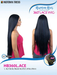 Thumbnail for Motown Tress Human Hair Premium Mix 360 Lace Wig HB360L.ACE - Elevate Styles