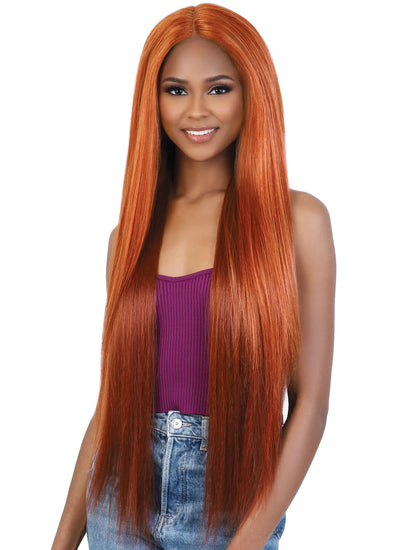 Motown Tress HD Human Blend Deep Part Lace Front Wig HBL.MIEL - Elevate Styles
