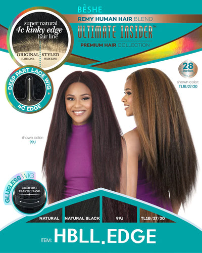Beshe Ultimate Insider 100% Remy Human Hair - HBLL.EDGE - Elevate Styles

