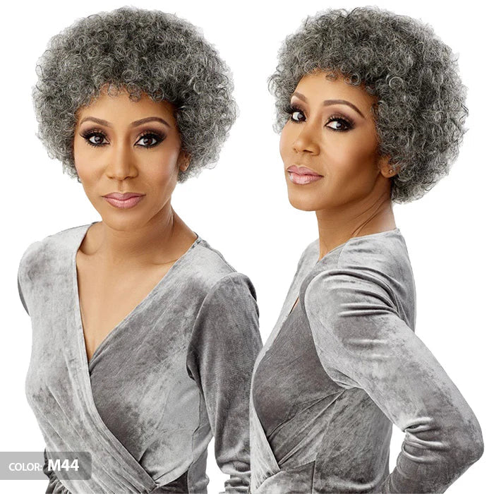 Sensationnel Empire Wig Salt & Pepper Human Hair Wig – Bliss - Elevate Styles