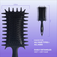 Thumbnail for RED by Kiss Curl-Art Styler Detangling & Curl Defining Brush (#HH252)