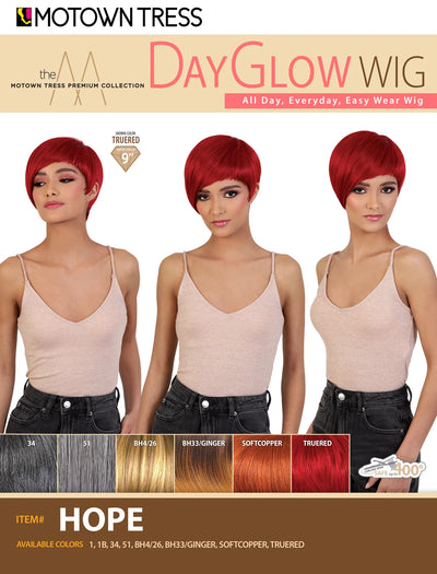 Motown Tress Premium Collection DayGlow Wig - HOPE - Elevate Styles
