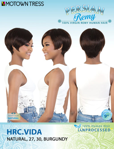 Motown Tress Persian Remi 100% Virgin Human Hair Wig HRC VIDA - Elevate Styles
