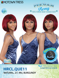 Thumbnail for Motown Tress Persian Remi 100% Virgin Human Hair Wig HRCL QUE11 - Elevate Styles
