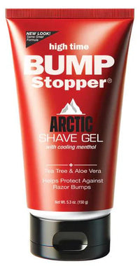 Thumbnail for High Time Bump Stopper Arctic Shave Gel Cooling Menthol 5.3 oz - Elevate Styles