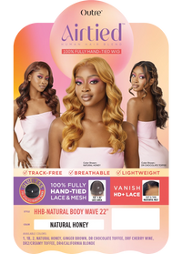 Thumbnail for Outre Airtied Human Hair Blend Vanish HD+ Lace Front Wig HHB-Body Wave 22 - Elevate Styles