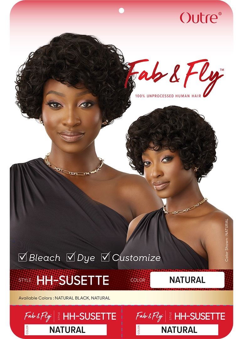 Outre Fab&Fly™ 100% Unprocessed Human Hair Wig HH Susette QHFSUS - Elevate Styles