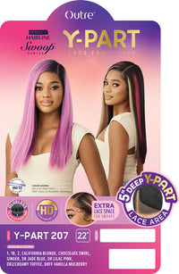 Thumbnail for Outre Perfect Hairline Swoop Series Y-Part Frontal Lace Front Wig Y-Part 207 QLPHLSSYP207