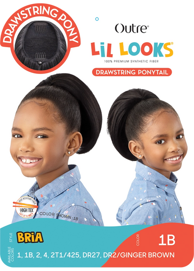 Outre Lil Looks Drawstring Pony - Bria - Elevate Styles
